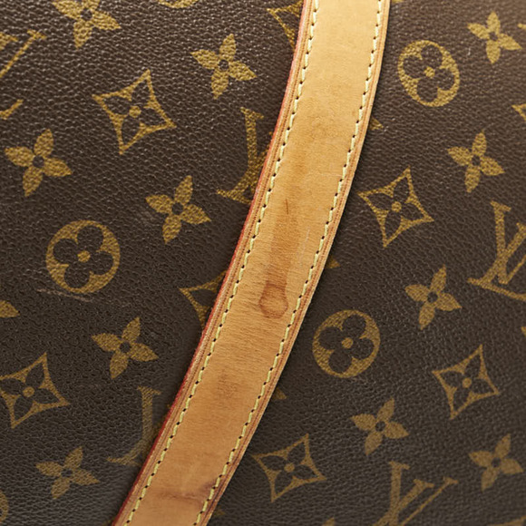 Louis Vuitton Monogram Keepall 55 Boston Bag M41424 Brown PVC Leather Women's... - Picture 9 of 13